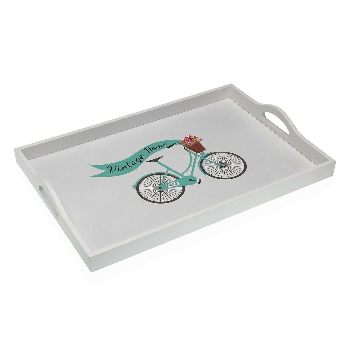 Versa Wooden Bicycle Tray MDF 30 x 5 x 45 cm