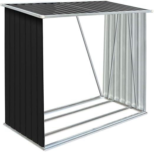 vidaXL Brennholzlager Kaminholzunterstand Brennholzregal