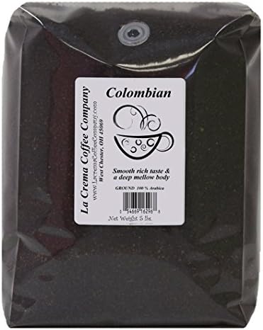 La Crema Coffee, Regular Colombian, 5 Pound