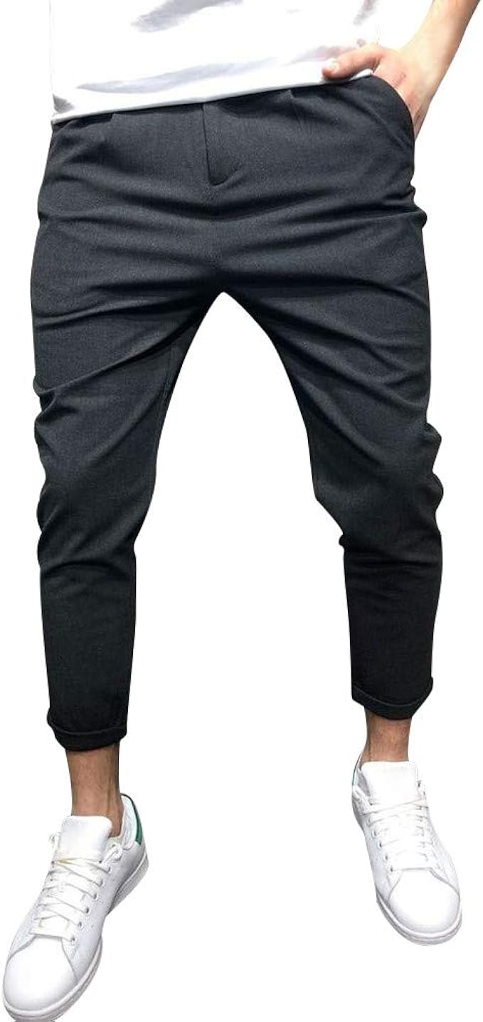 baggy sweatpants with elastic ankles
