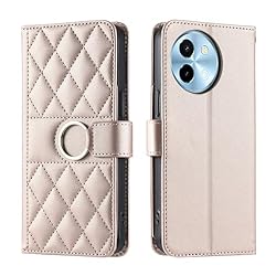 Lucyliy Compatible with vivo T3X 5G Case Flip PU