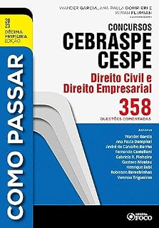 Livro Como passar concursos CEBRASPE -Direito Civil e Empresarial