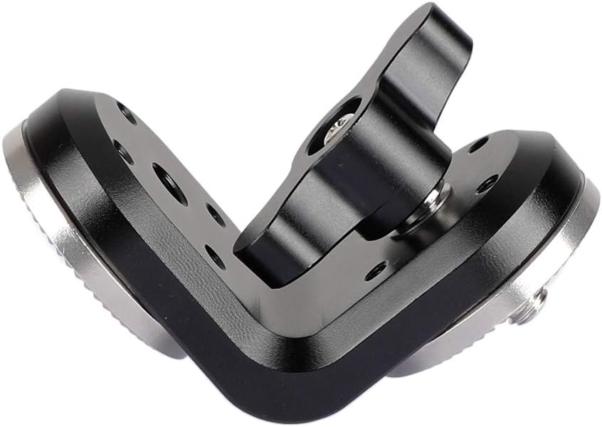 CAMVATE Dual Rosettes Extension Mount Vertical Type With Central M6 Thread (Black Knob) - Image 5