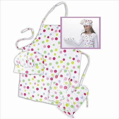 Kid's Polka Dots Oven Mitts