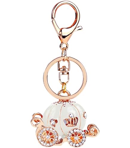 DEZHAN TV Movies Belle Princess Beauty Beast Keychain, Zinc Alloy