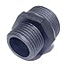 WKUP F002, 1 NPT Male to 3/4 GHT Male Adapter, Rubber O-Ring Included on NPT End (Pack of 2)