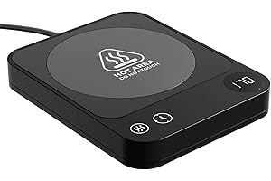 Mug Warmer, Coffee Warmer with 3 Temperature Settings, Auto Shut On/Off Coffee Mug Warmer, Coffee Cup Warmer with 2-12H Timer