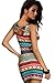 Ninimour- Fashion Summer Casual Women's Dress (S, Blue)