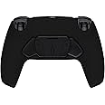 eXtremeRate Black Programable RISE4 Remap Kit for PS5 Controller BDM-030 040 050, Upgrade Board & Redesigned Back Shell & 4 Back Buttons for PS5 Controller - Controller NOT Included