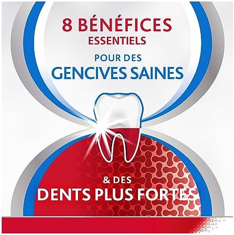 Dentifrice Complete Protection Fraîcheur Intense, 8 Bénéfices, Contre le Saignement Occasionnel des Gencives, Format Bitube (2 x 75 ml)
