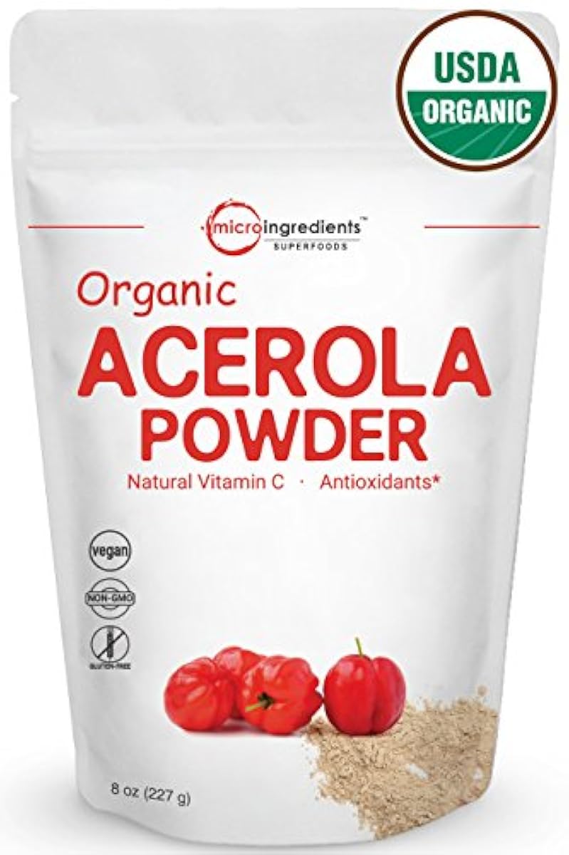 ACEROLA Cherries Extract Powder Antioxidants Vitamin C 8oz MICRO