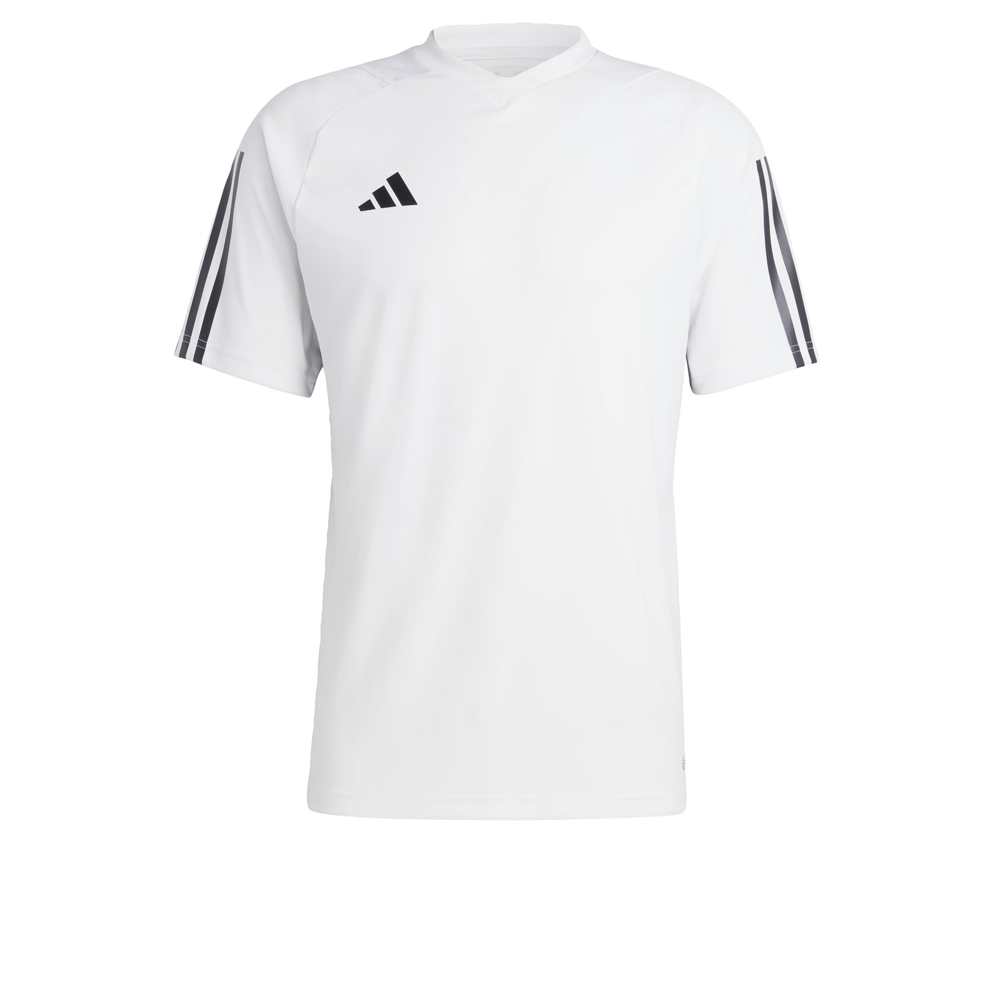 adidas Men's Jersey (Shorts Sleeve) Tiro 23 Competition Jersey, White/Black, IC4565, Size 2XL
