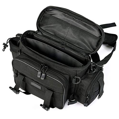 Toporchid Sport Outdoor Angeltasche Kamera Fototasche Multifunktionstaschen Umhängetaschen (Schwarz) – Bild 4