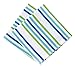 T-fal Textiles Highly Absorbent 100% Cotton Double Sided Printed Dish Cloths, 12