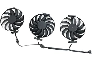 Rakstore T129215SU CF1010U12S 95mm Graphics Card Cooling Fan Replacement for ASUS ROG Strix RTX 3070 3070Ti 3080 3080Ti 3090 