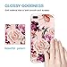 iPhone 7 Plus&8 Plus Case,Floral Pattern Clear TPU Case for iPhone 8 Plus (2)