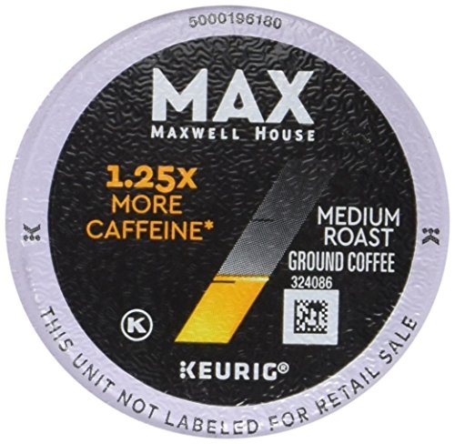 MAX by Maxwell House Boost K-CUP Coffee, 1.75x Caffeine (72)