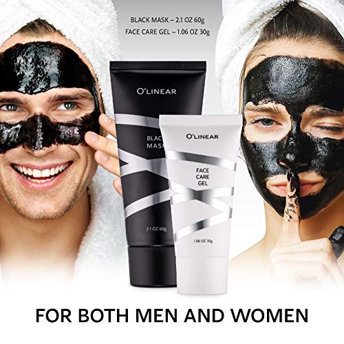 Black Charcoal Mask Blackhead Remover - Face Peel Off Mask With Natural Activated Organic Bamboo Charcoal - Deep Cleansing Pore Blackhead Removal - Purifying Face Mask & Face Care Gel for Women & Men - Thumbnail 6
