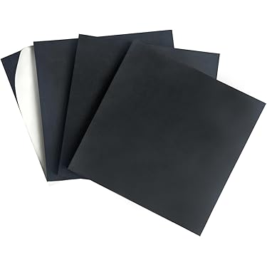 best rubber for vibration dampening Harfington 12pcs Rubber Anti Vibration Pads 2 x 2 x 7/8-Inch Isolation Vibration Absorbing Pad Damping Mat Anti-Skid Noise with EVA Center for Air main image 1