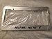 Miami Heat - Automotive Chrome License Plate Frame - Champions