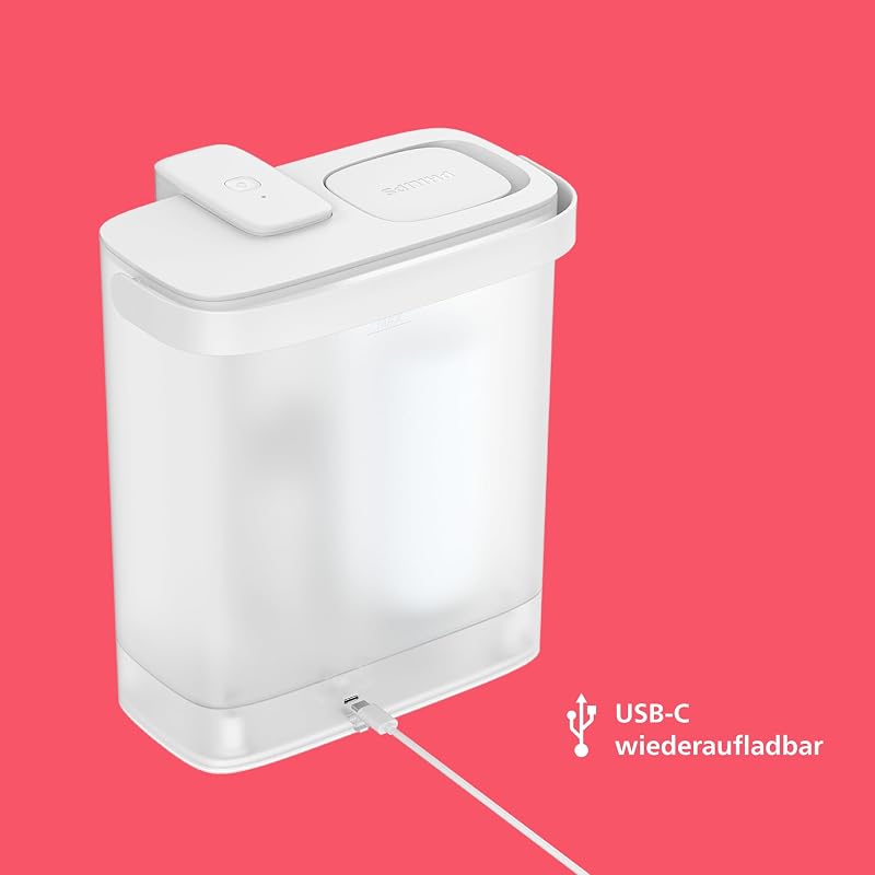 Water Wasserdispenser für gefiltertes Wasser auf Knopfdruck (3L) – Frisches und sauberes Wasser, 3x Anticalc+ Filter verbessert den Geschmack und reduziert Kalk sowie Verunreinigungen,BPA-frei — Foto 6 von 8