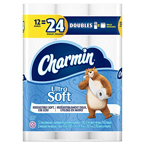 Charmin Ultra Soft Toilet Paper 12 Double Rolls