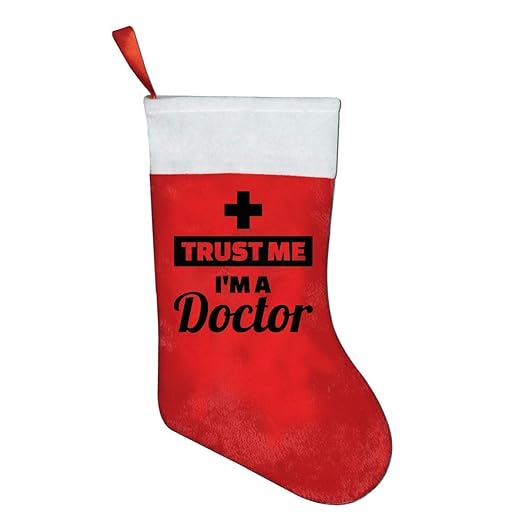 Amazon Com Trust Me I M A Doctor Classic X Mas Christmas Socks
