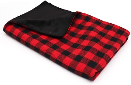 plaid swaddle