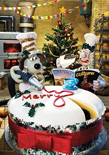 Wentworth Wooden Puzzles 250pc Wallace & Gromit Christmas Cake.