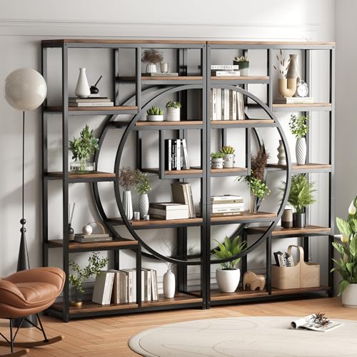 MXDESIKU Librero Organizador Minimalista,175 cm Estante de Libros de 8 Niveles,Muebles de Madera,Mueble para Oficina,Dormitorio,Sala de Estar,Invernadero,Cocina