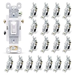 ELEGRP 3 Way Toggle Light Switch, 15 Amp, 120