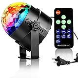 NIUBIER Night Light Party Lights Lighting Remote Control Light Party RGB Sound Actived Ocean Wave LED Disco Ball Lights Novelty Lighting For Home Kids Party Wedding Club Light