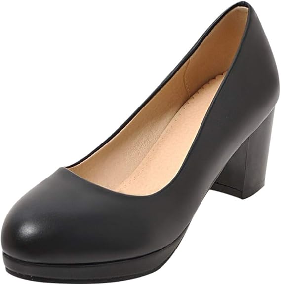 Amazon Co Jp パンプス エナメル 5cmヒール 歩きやすい おしゃれ ぺたんこ 靴 レディース シューズ 太ヒール 安定感 コンフォート 美脚パンプス フォーマル 柔らかい カジュアル 通勤 卒業式 冠婚葬祭 大きいサイズ ブラック 23 0 Cm 服 ファッション小物
