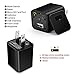 USB Charger Camera, Eesteros 1080P HD Mini Camera Audio Nanny Cam with Motion Detection Mode for Home Security Support up to 32G Micro SD Card (Not Include)