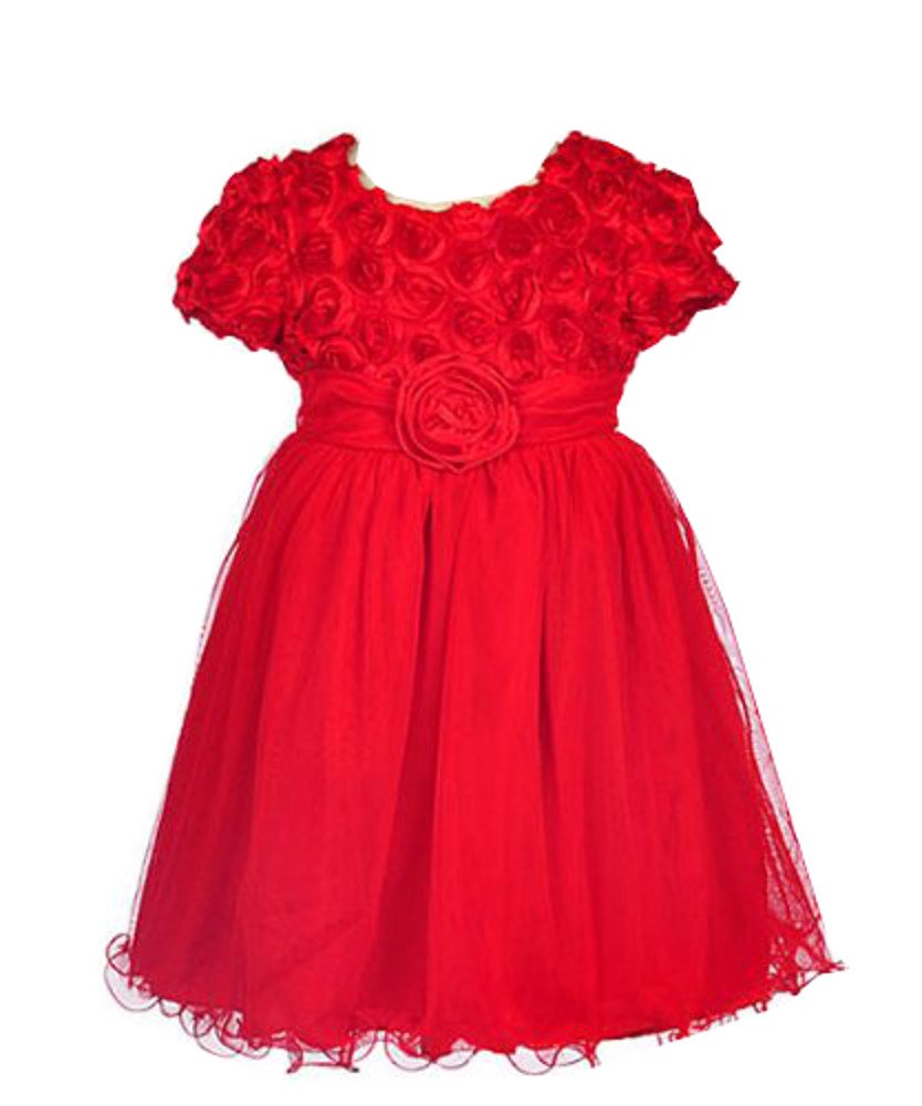 little girl red dress