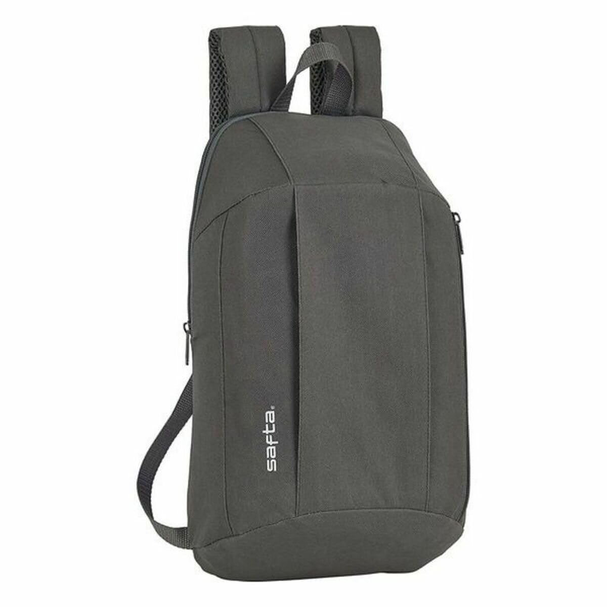 SAFTA Waist Bag with Exterior Pocket, grey, M, Mini Backpack