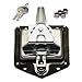 TCH Hardware Stainless Steel T-Handle Cam Latch with Mounting Studs & Lock Dust Cover - Folding T Handle Latch RV Camper Truck Trailer Toolbox