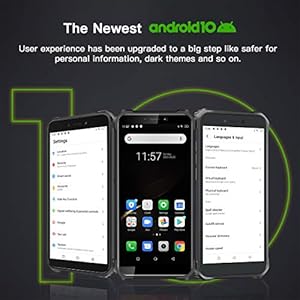 OUKITEL WP5 Pro Rugged Smartphone, Batteria 8000mAh, Display 5.5'', Quad-core 4GB +64GB Android 10.0 Telefono da Lavoro… - immagine 5