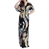Maggie Tang Pretty Print V Neck Cap Sleeve Waist Long/Maxi Casual Club Dress