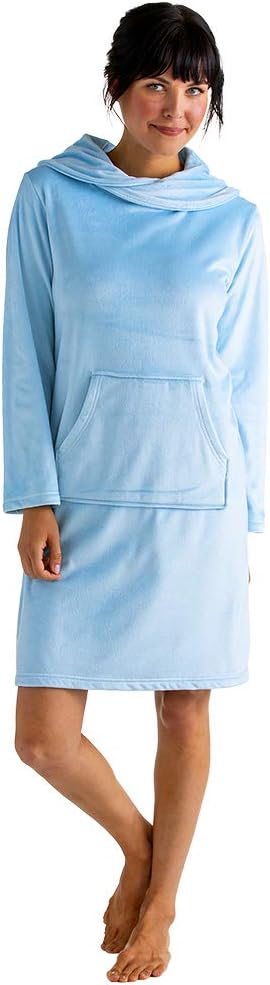 Softies Oprah's Favorite Things, Ultra Soft Snuggle Lounger with Cowl Neck and Kangaroo Pocket