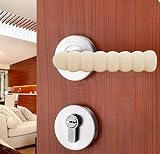 Log-Cabin Door Handle Protector 10Pack Soft Foam Beige Fits 2.5-4.5cm view 2