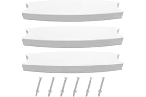 Mabellumia 3-Pack 18" Universal Pool Ladder Steps Replacement,Heavy-Duty Molded Plastic Pool Ladder Rung Step for Above-Ground and In-Ground Pools Ladder Parts