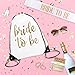 Pop Fizz Designs | Bride & Bride Tribe Drawstring Bags (7 Pack) | Bags for Bachelorette Party | Black