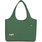 Sweeford Tote Bag for Women,Casual Large Shoulder Bags With Zipper Travel Handbag for Work Gym Beach Travel Shopping