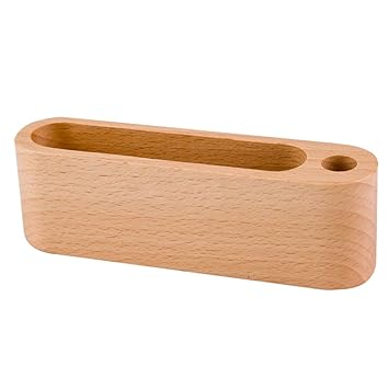 Amazon Loyouve ペン立て 名刺立て 木製 2in1 収納ケース 筆 名刺