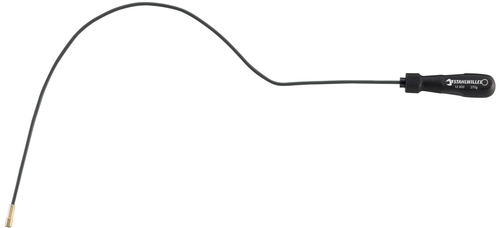 STAHLWILLE Mini-Magnetheber Länge 500 mm, flexibel, hohe Hebekraft von 270 g, Kopfdurchmesser 5 mm