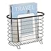 InterDesign Forma Newspaper and Magazine Rack for Bathroom, Office, Den - Bronze