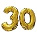 DE-Giant 30th Gold Number Balloons