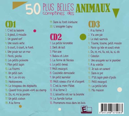 50 Plus Belles Comptines Des Animaux