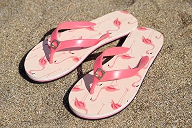 kate spade flip flops flamingo